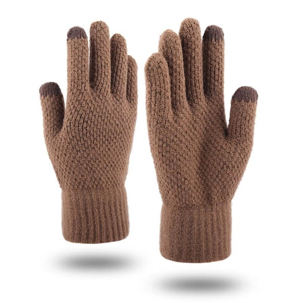 Fleece Thick Knitted Gloves