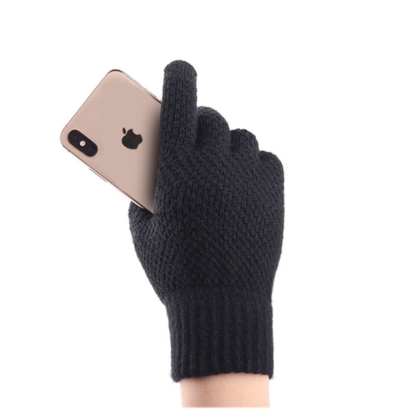 Fleece Thick Knitted Gloves