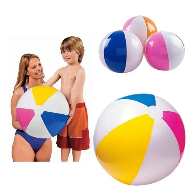 Inflatable Glossy Panel Colorful Beach Ball
