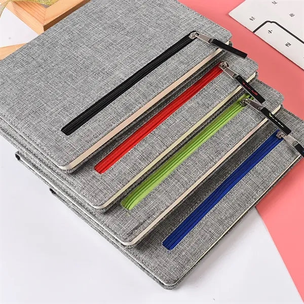 Front Zip Pocket Journal