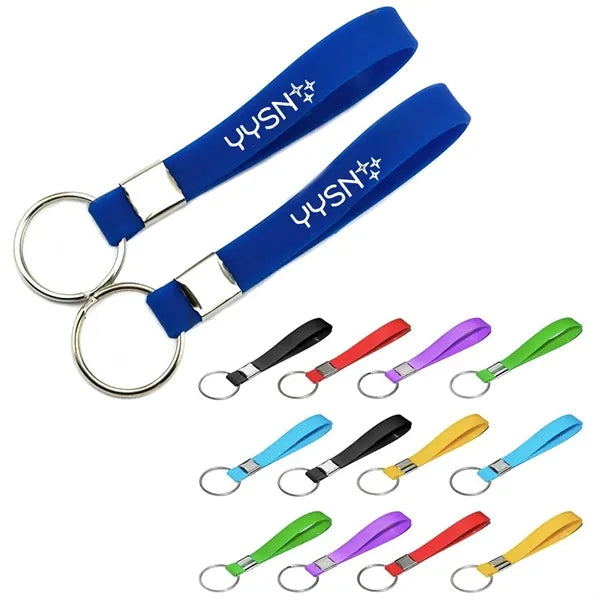 Silicone Bracelet Keyring