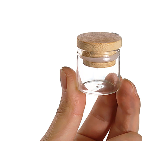 Glass Jar with Bamboo Lid