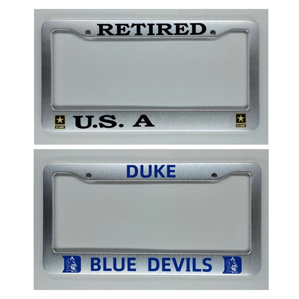 Aluminium alloy car license plate holder