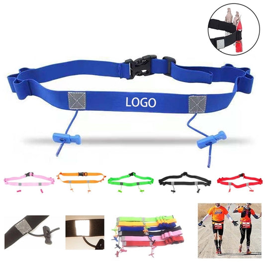 Race Number Running Belt With 6 Energy Loops