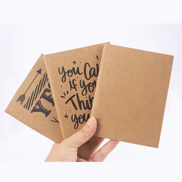 Logo A6 Kraft Paper Cover Small Book