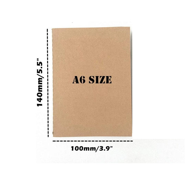 Logo A6 Kraft Paper Cover Small Book