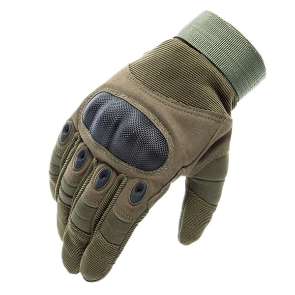 Touch Capable Combat Gloves with Hard Knuckle