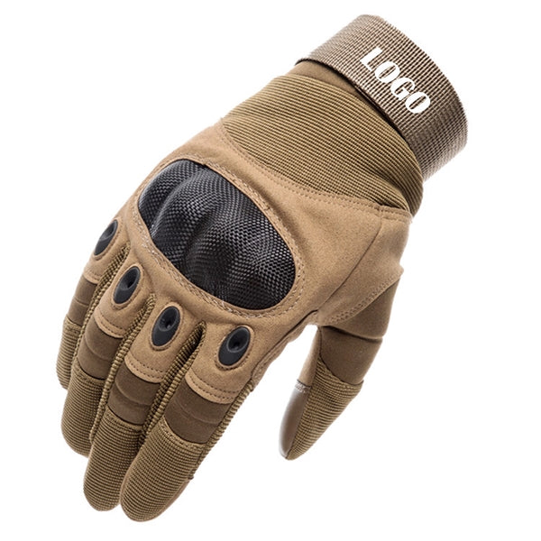 Touch Capable Combat Gloves with Hard Knuckle