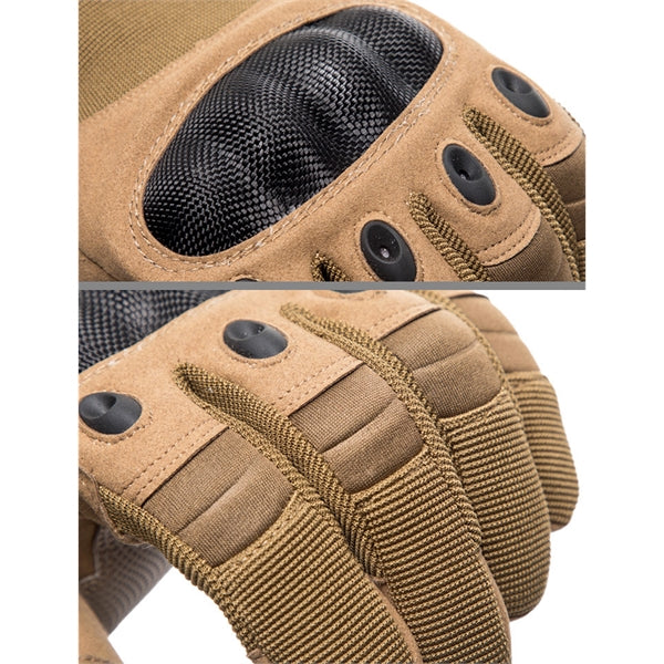 Touch Capable Combat Gloves with Hard Knuckle
