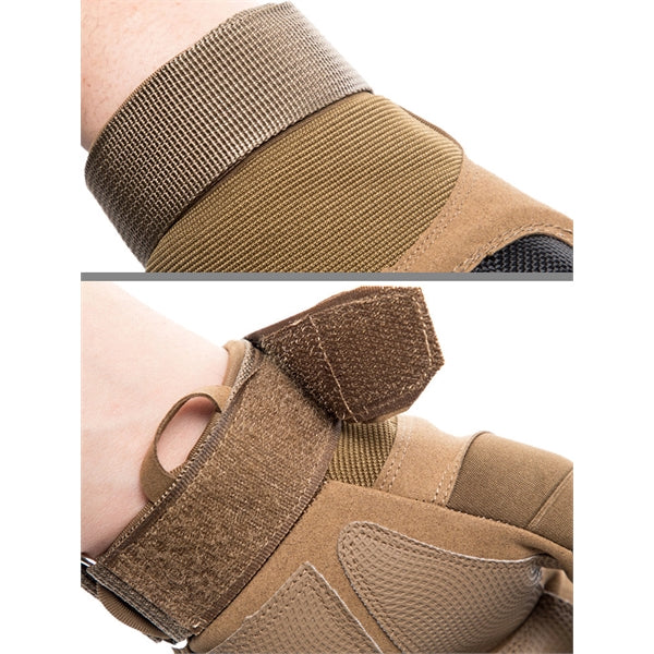 Touch Capable Combat Gloves with Hard Knuckle