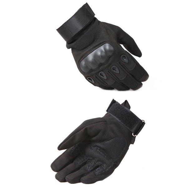 Touch Capable Combat Gloves with Hard Knuckle