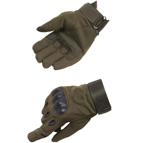 Touch Capable Combat Gloves with Hard Knuckle
