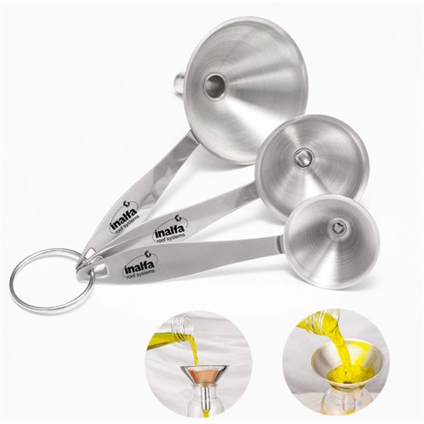 3 In 1 Stainless Steel Funnel
