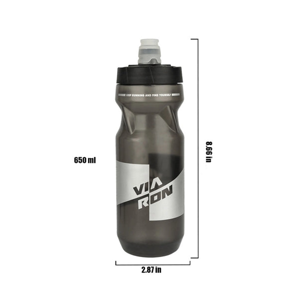 22 OZ Outdoor Bike Water Bottle With Push Cap