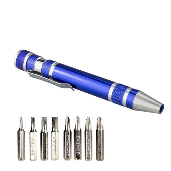 8 in 1 Magnetic Pocket Pen Screwdriver