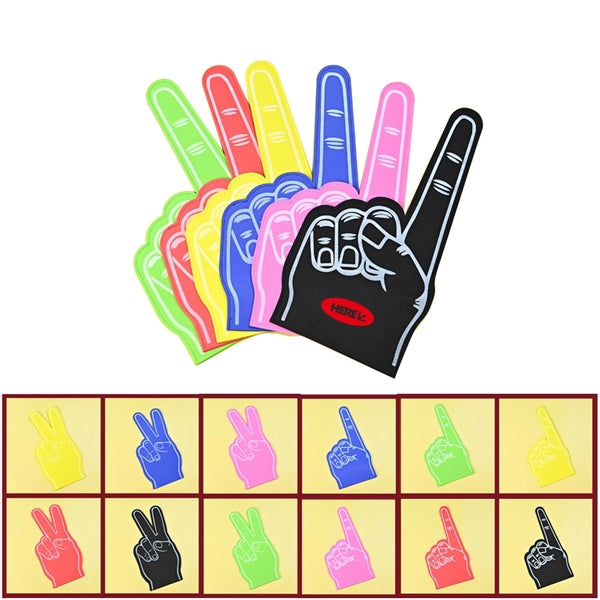 EVA Foam Hand Fingers Cheering Gloves Stadium Props