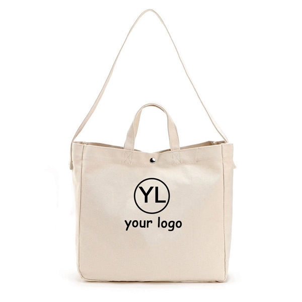 Canvas Shoulder Tote Bags with Pocket