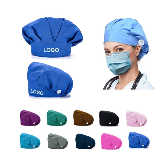 Banded Bouffant Style Unisex Surgical Scrub Cap