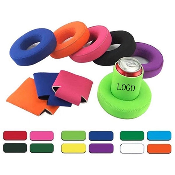 Neoprene Floating Drink Holder With Can Sleeves