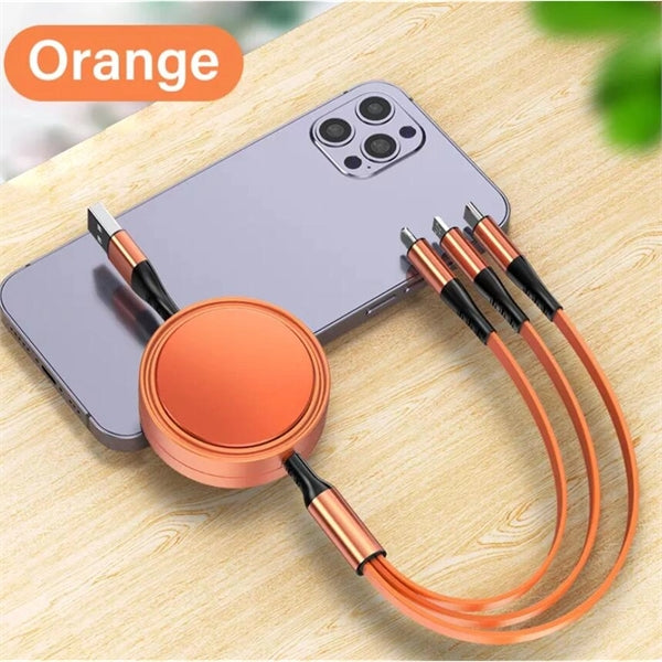 Free Shipping 3 in1 Fast Charging USB Cable
