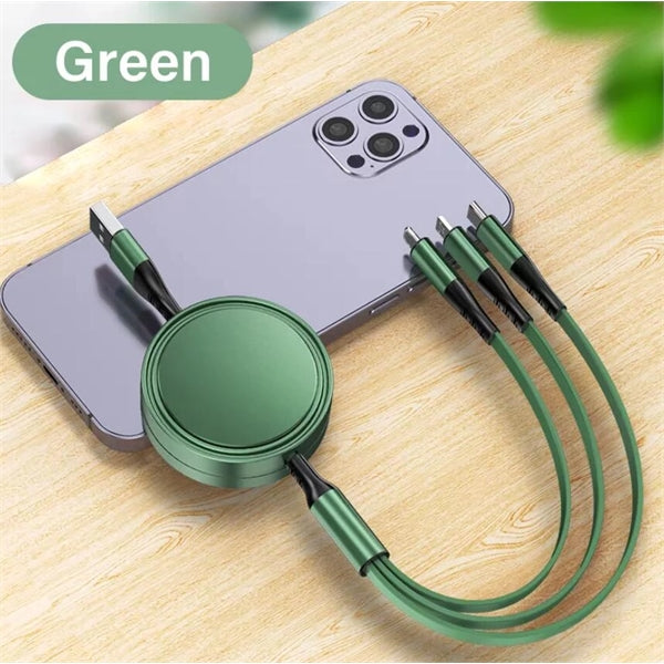 Multifunction 3 in 1 Type C USB Cable