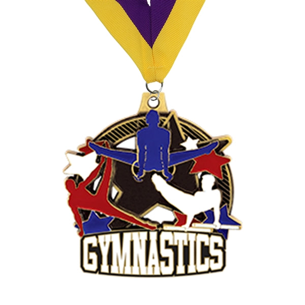 Zinc Alloy Soft Enamel Medal (Simports)