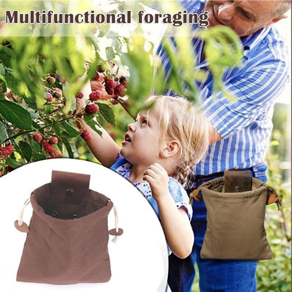 Collapsible Canvas Foraging Bag