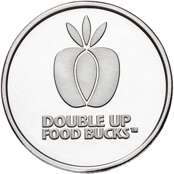 Aluminum coin - natural silver color