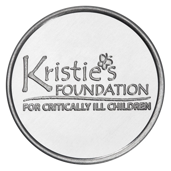 Aluminum coin - natural silver color