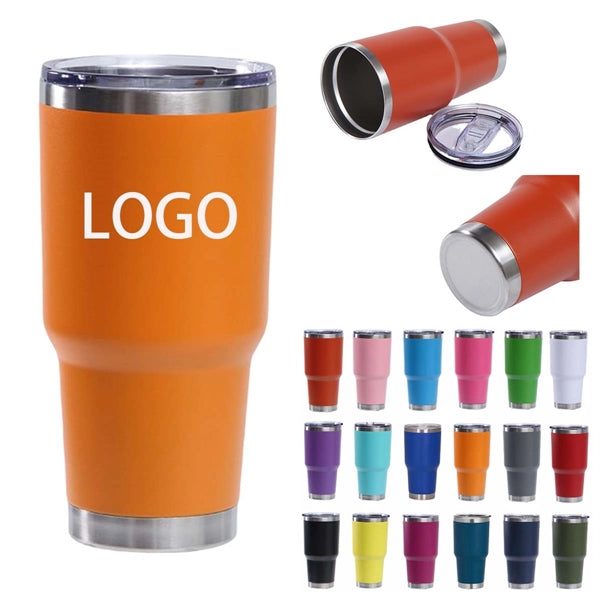 30 Oz. Insulated Stainless Steel Vacuum Tumbler/Bottle