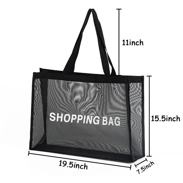 Large Grocery Nylon Mesh Tote Bag