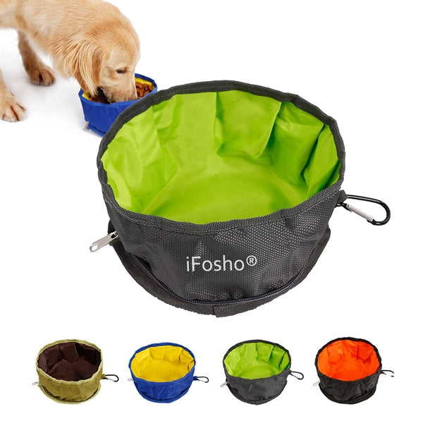 Oxford Portable Collapsible Waterproof Pet Bowl