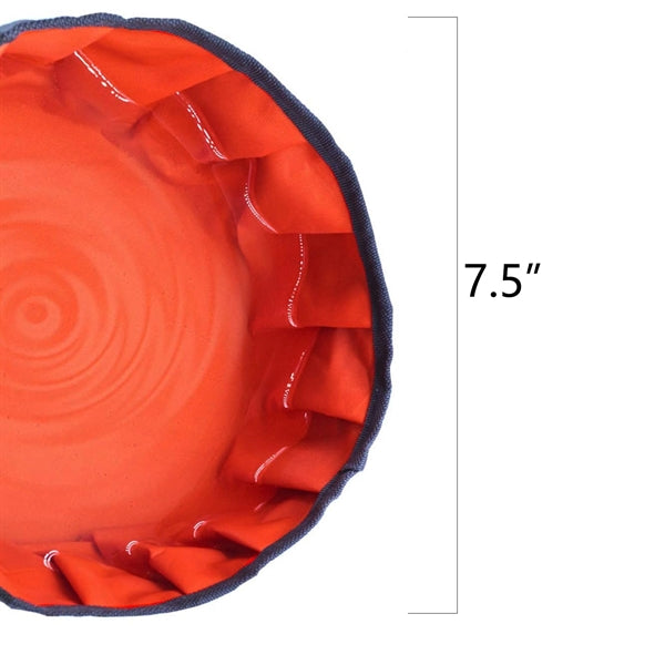 Oxford Portable Collapsible Waterproof Pet Bowl