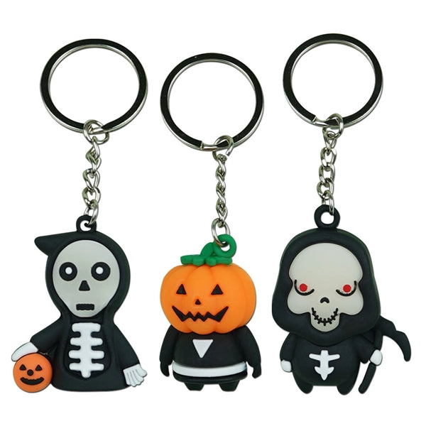Halloween Christmas Gifts Ghost Skeleton Key Chain