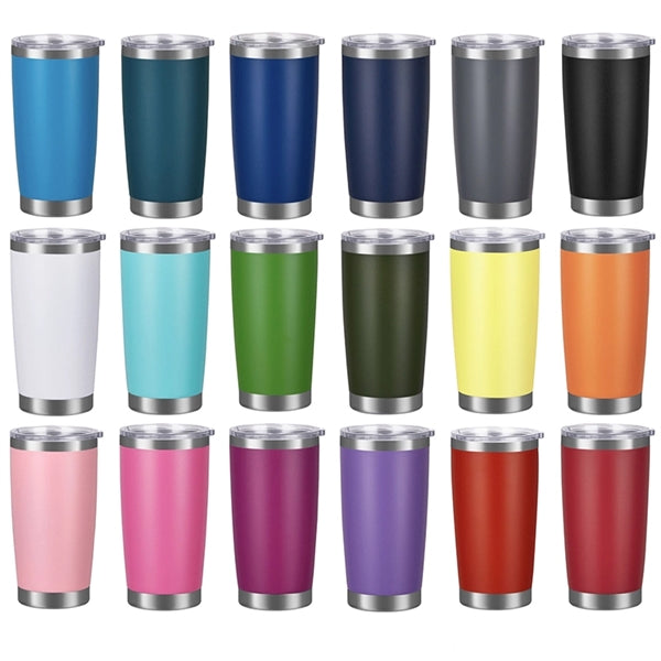 20oz Travel Tumbler With Lid Stainless Steel Vacuum Bottle