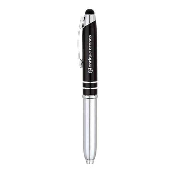 3-in-1 Metal Capped Ballpoint Pen