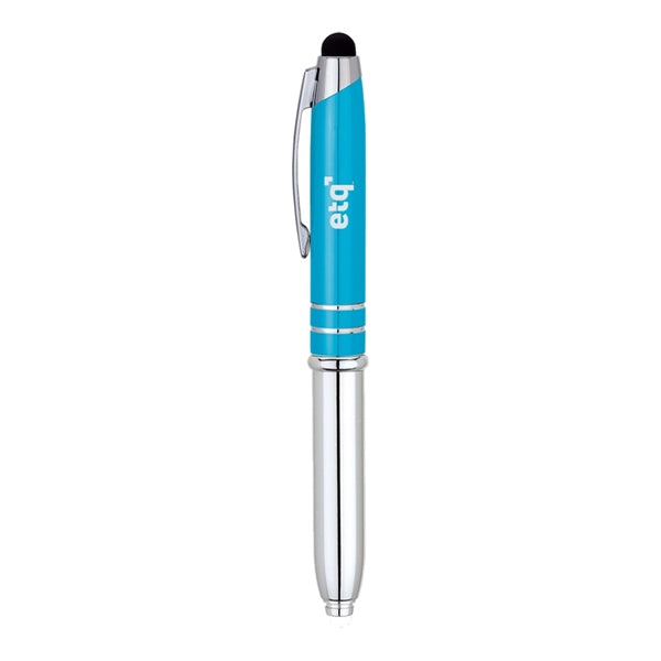 3-in-1 Metal Capped Ballpoint Pen