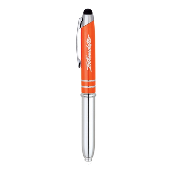 3-in-1 Metal Capped Ballpoint Pen