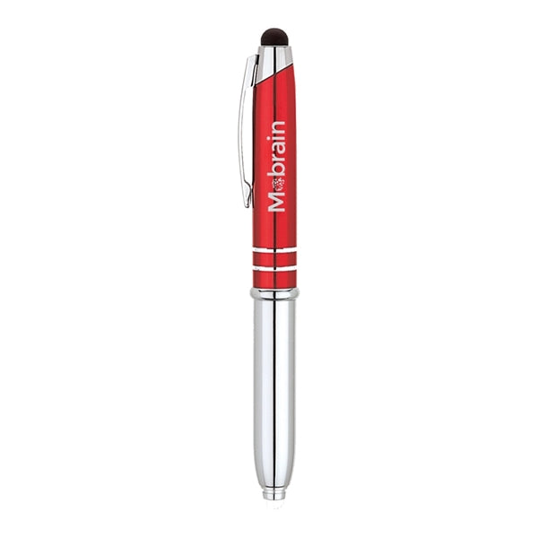 3-in-1 Metal Capped Ballpoint Pen