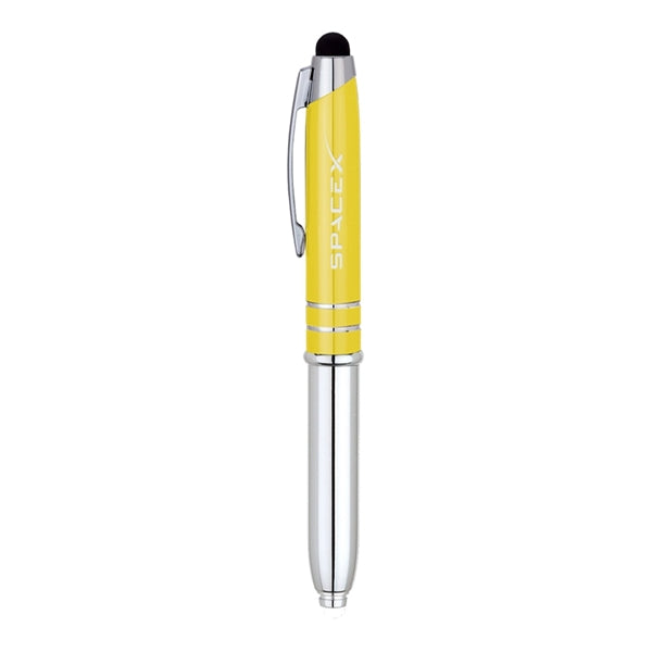3-in-1 Metal Capped Ballpoint Pen