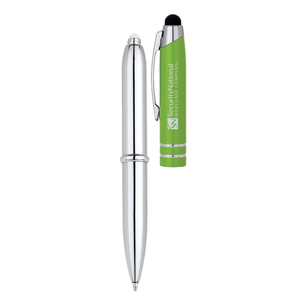 3-in-1 Metal Capped Ballpoint Pen