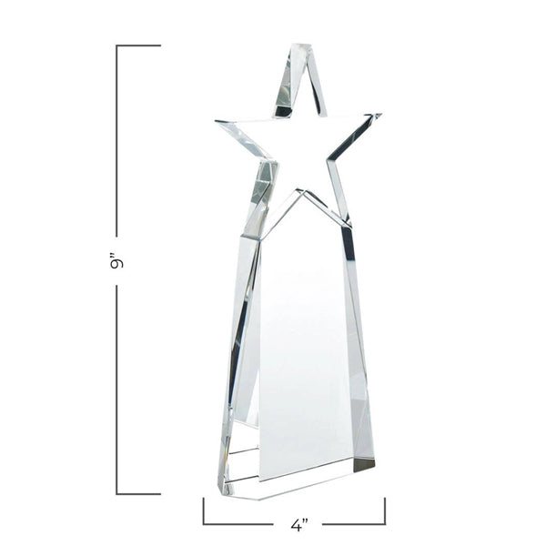 Top Star Crystal Award Trophy
