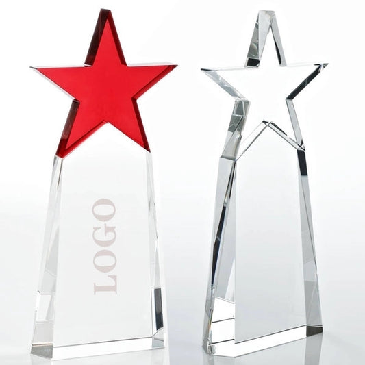 Top Star Crystal Award Trophy