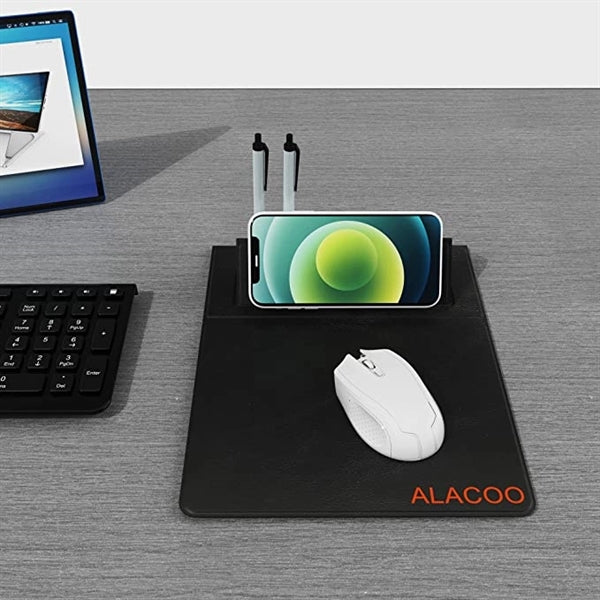 Multi Functional Mouse Pad with Organizer Phone & Pen Holder
