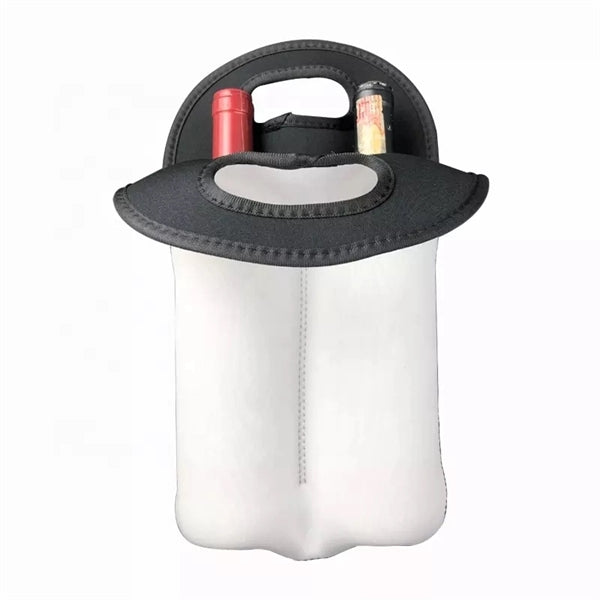 Neoprene Wine Double Bottle Tote Bag