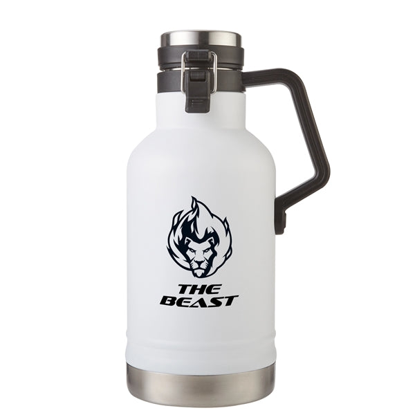 64 oz Double Wall Insulated Stainless Steel Growler