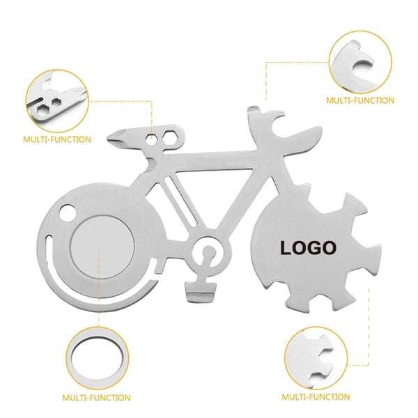 Multi-function Stainless Steel Bicycle Card Tool