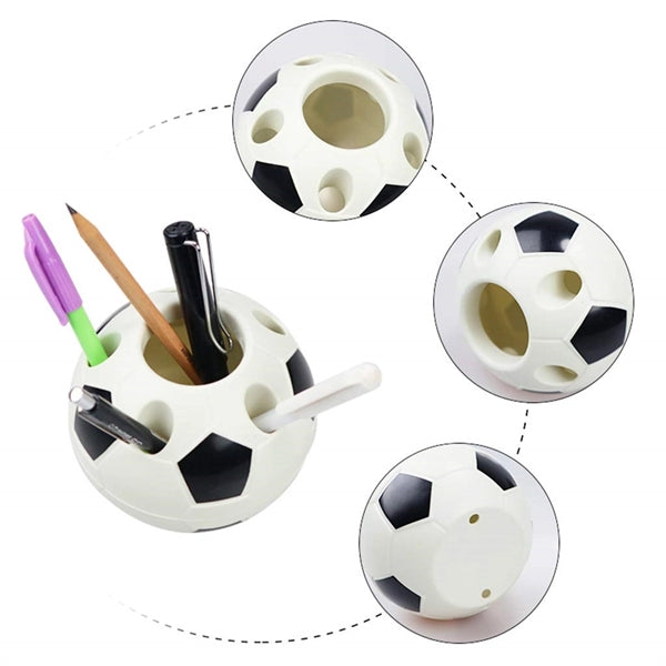 Multifunction Football Shaped Pen Holder Customized Desktop
