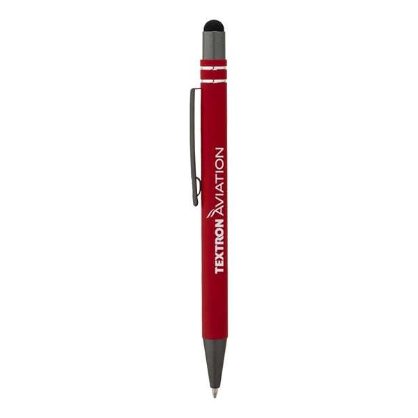 Cairne Soft-Touch Ballpoint Stylus Pen