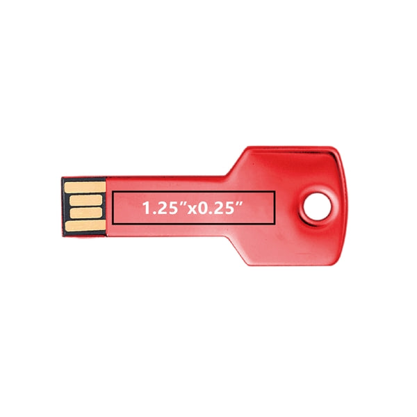 Berwyn Key Shape USB Flash Drive - Simports